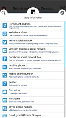 Contacts store android App screenshot 4